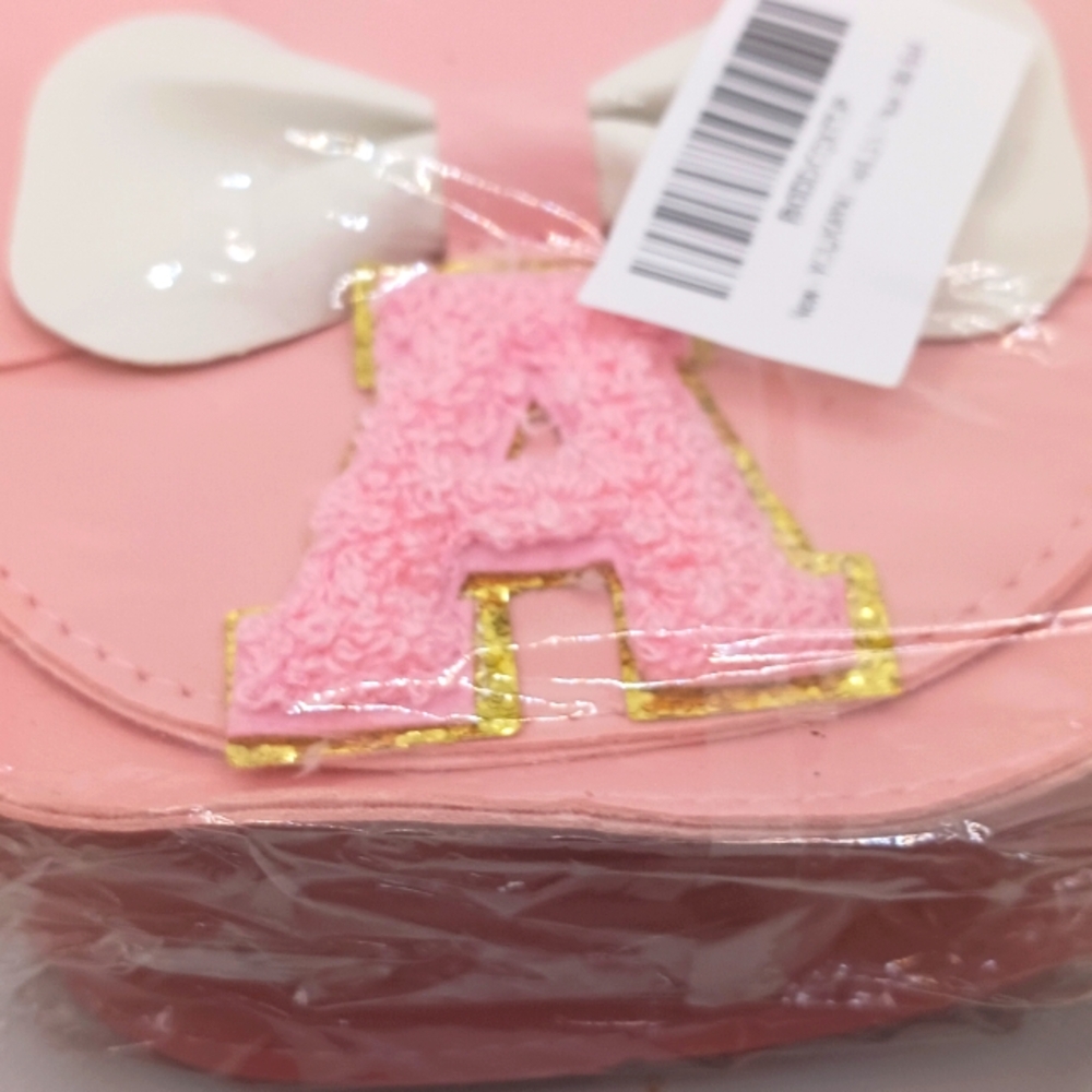 Pink and White Kids Accessory Bag